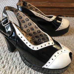 Rare TUK Platform Heels. Size 9. Excellent condition!